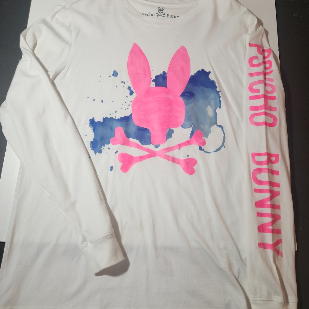 Psycho Bunny Long Sleeved T-shirt Size Small
